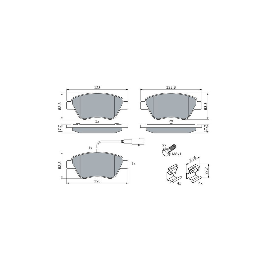 Гальмівні колодки Bosch 0 986 494 113 - зображення 2