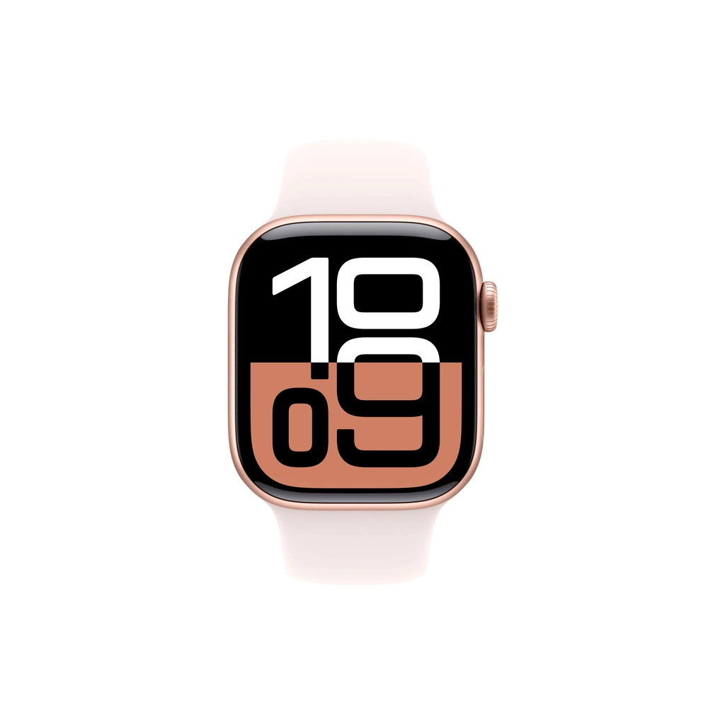 Смарт-годинник Apple Watch Series 10 GPS 42mm Rose Gold Aluminium Case with Light Blush Sport Band - S/M (MWWH3QH/A) - изображение 2