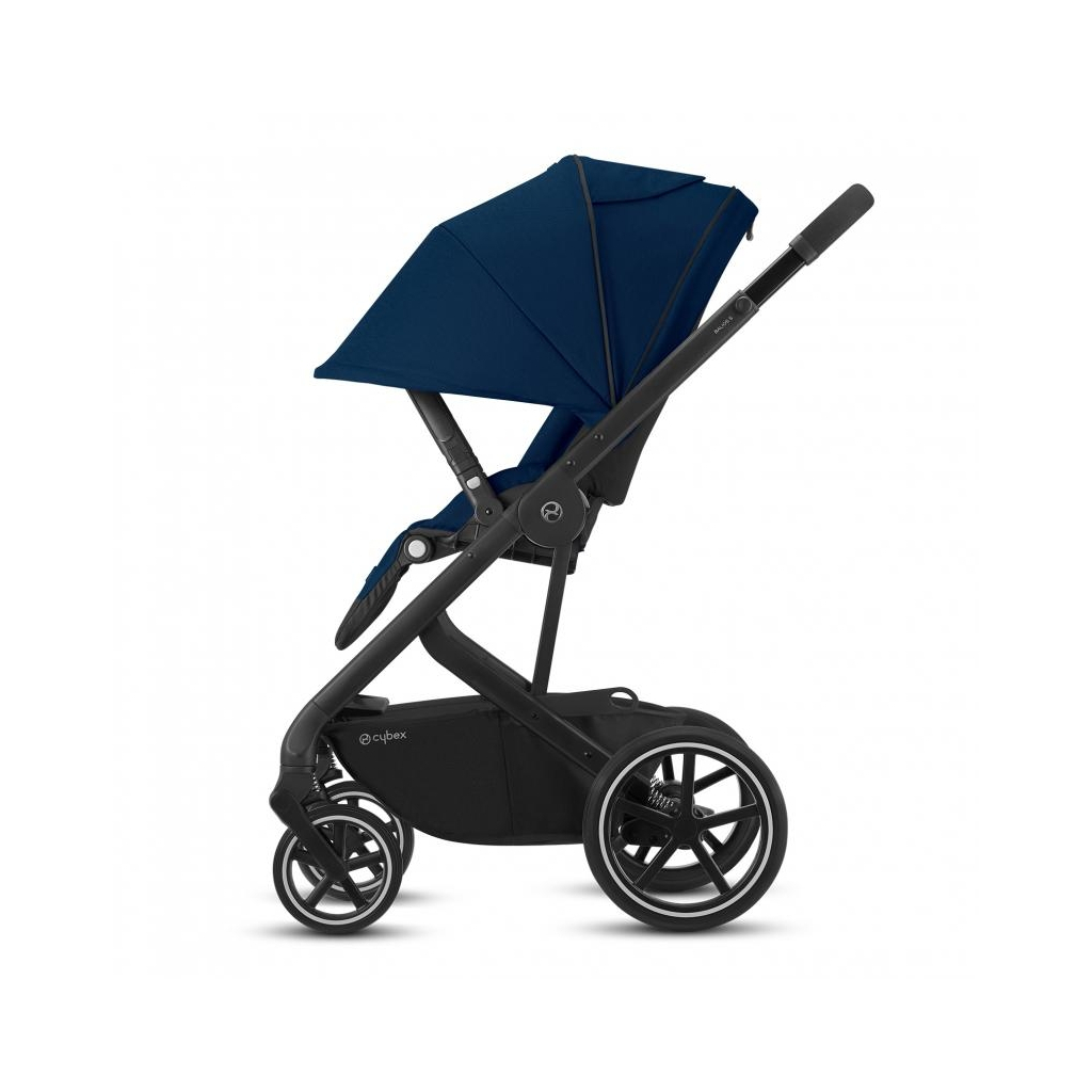 Коляска Cybex Balios S Lux SLV Deep Black (з бампером) (520001249) - зображення 2