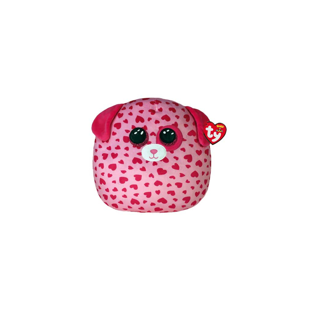 М'яка іграшка Ty Подушка Squish-a-boos Рожевий пес Tickle 40 см (39208) - зображення 1
