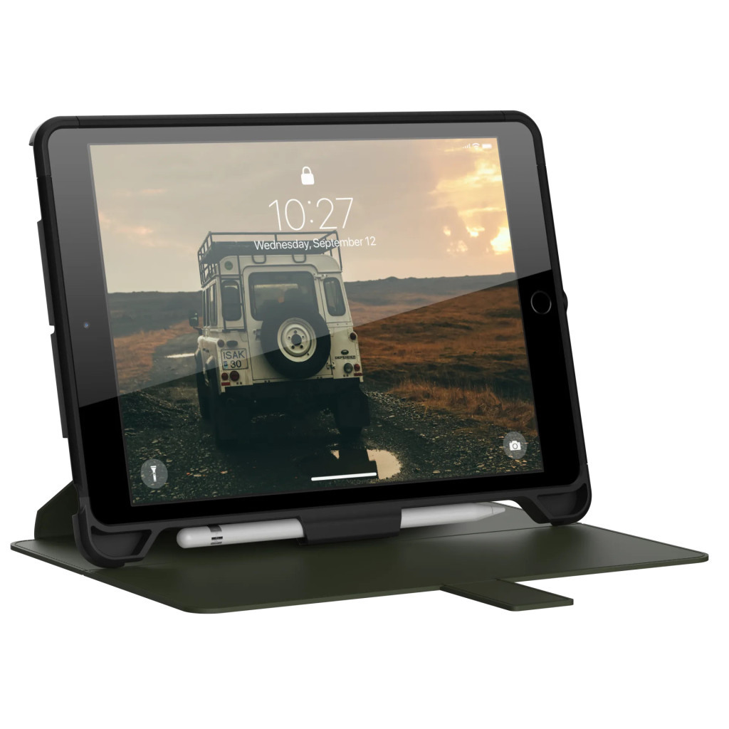 Чохол до планшета UAG iPad 10.2" (2019) Scout Folio, Black/Olive (12191I114072) - зображення 4