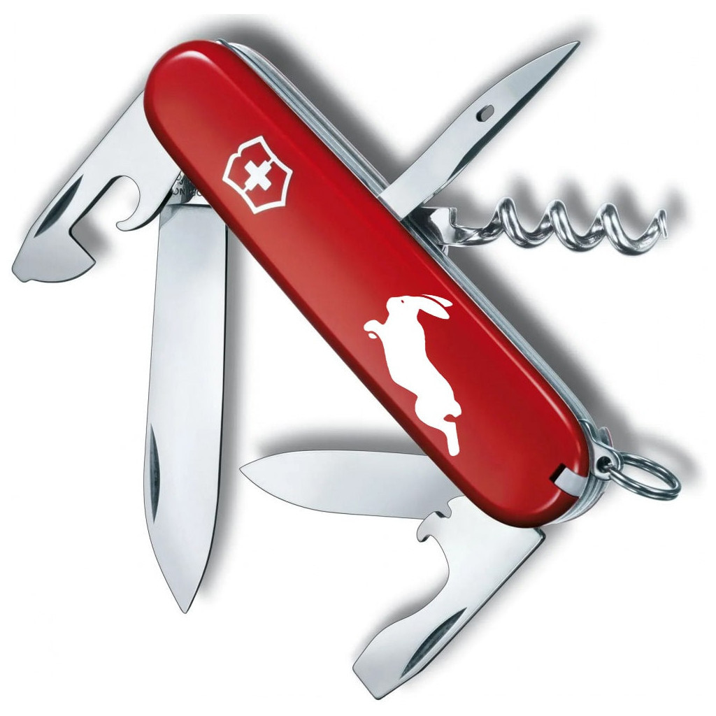 Ніж Victorinox Spartan Zodiac Red "Шпаркий Кролик" (1.3603_Z2170u) - зображення 1