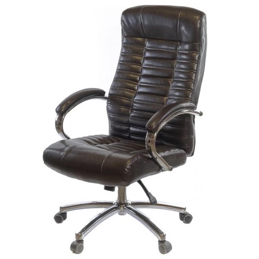 Офісне крісло Аклас Атлант CH ANF Коричневое (13211) - зображення 1