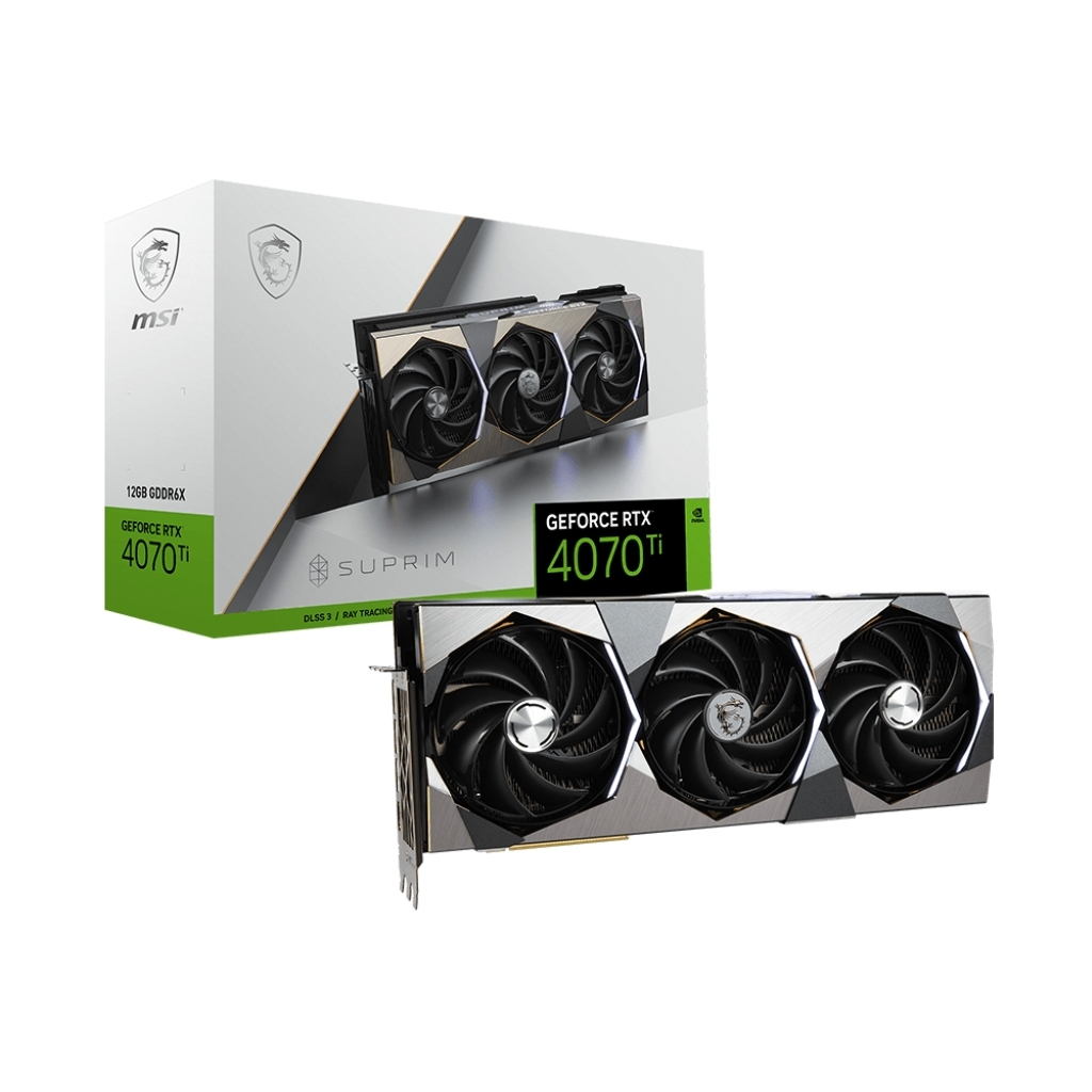 Відеокарта MSI GeForce RTX4070Ti 12Gb SUPRIM SE (RTX 4070 Ti SUPRIM SE 12G) - зображення 1