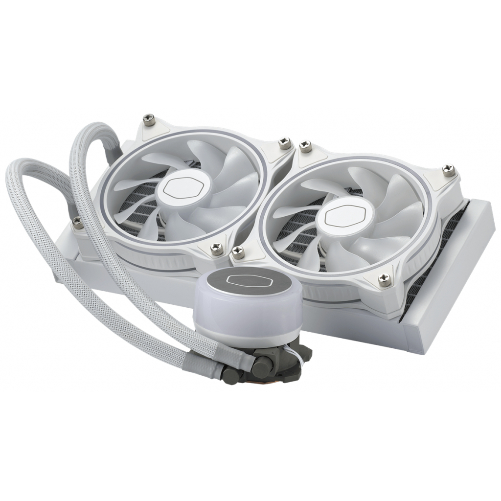 Система рідинного охолодження CoolerMaster MasterLiquid ML240 Illusion White Edition (MLX-D24M-A18PW-R1) - зображення 3