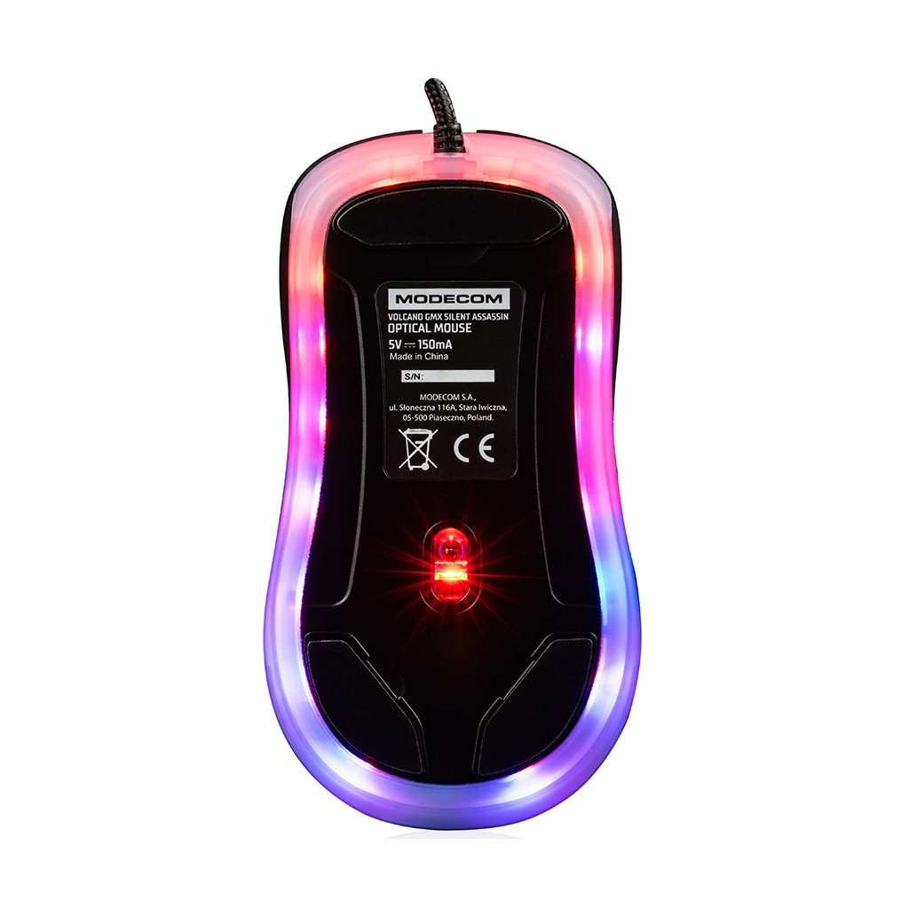 Мишка Modecom Volcano GMX Assassin RGB Silent USB Black (M-MC-GMX-SILENT-ASSASSIN) - зображення 11