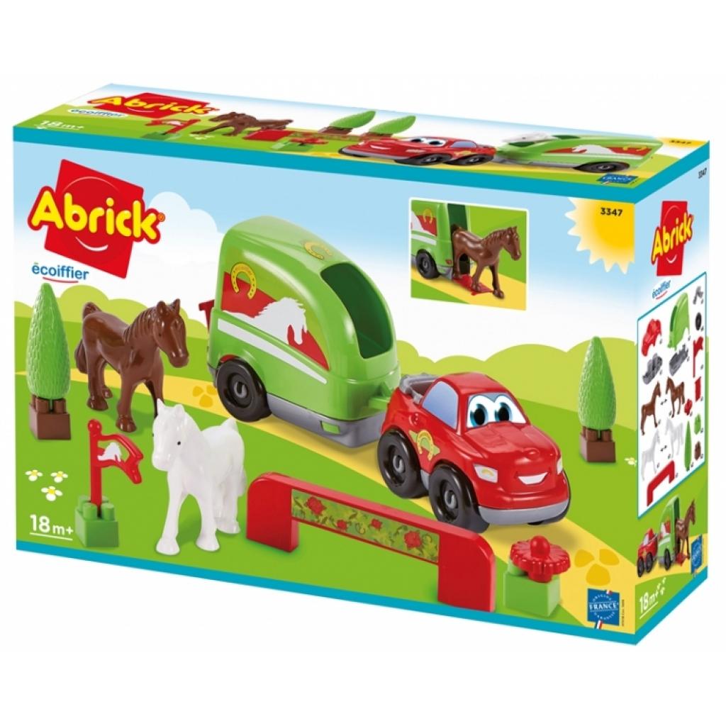 Конструктор Ecoiffier Фургон для перевозки коней (003347) (397403) - зображення 1