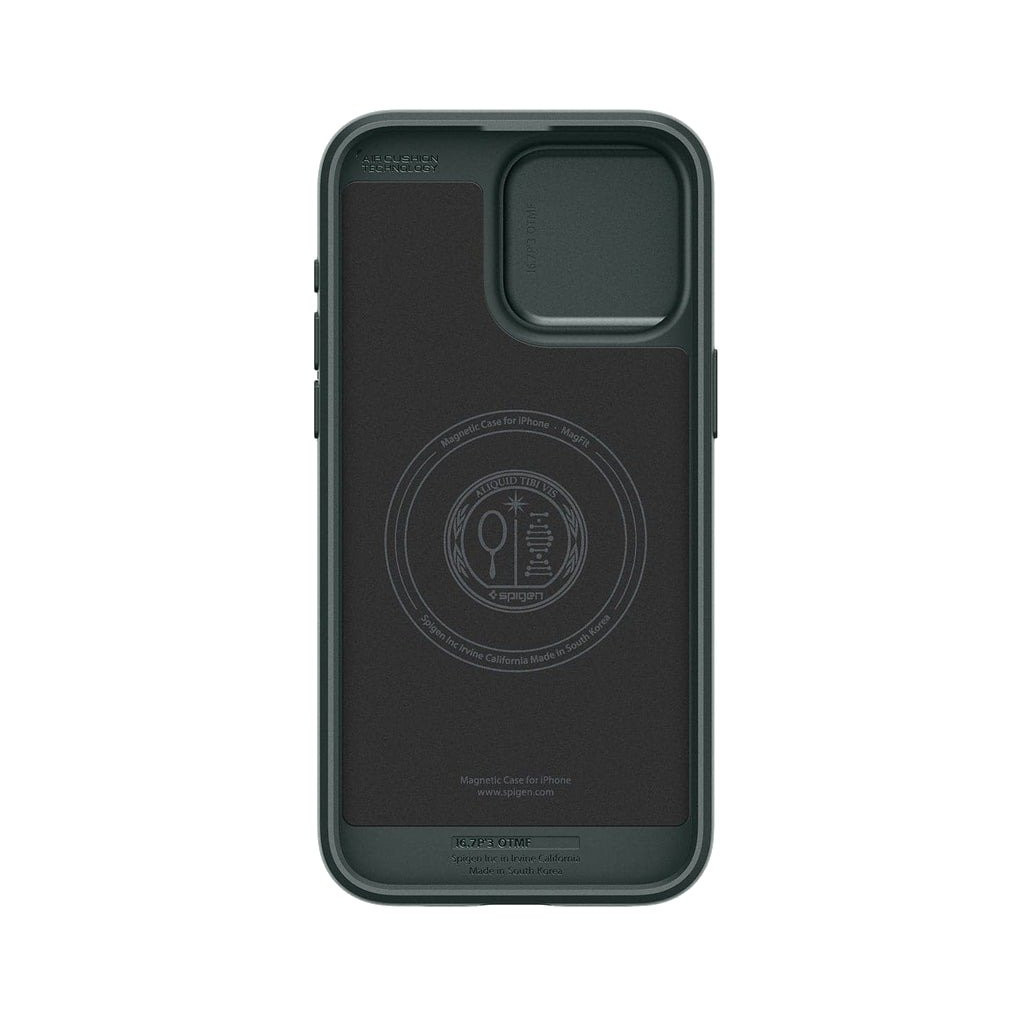Чохол до мобільного телефона Spigen Apple iPhone 15 Pro Max Optik Armor MagFit Abyss Green (ACS06600) - зображення 3