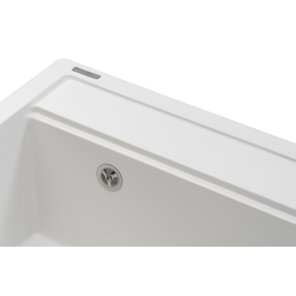 Мийка кухонна GRANADO ARTES white з сифоном (gr3605) - зображення 4