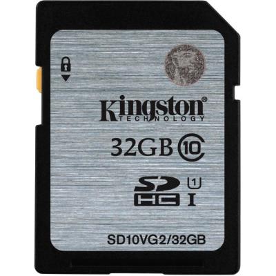 Карта пам'яті Kingston 32GGB SDHC Class10 UHS-I (SD10VG2/32GB) - зображення 1
