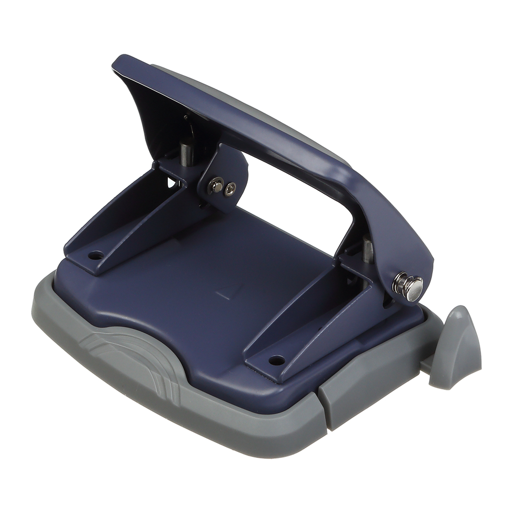 Діркопробивач Buromax металевий MORANDI STYLE, до 25 аркушів, 115 х 96 х 89 мм, синій (BM.4042-02) - зображення 2