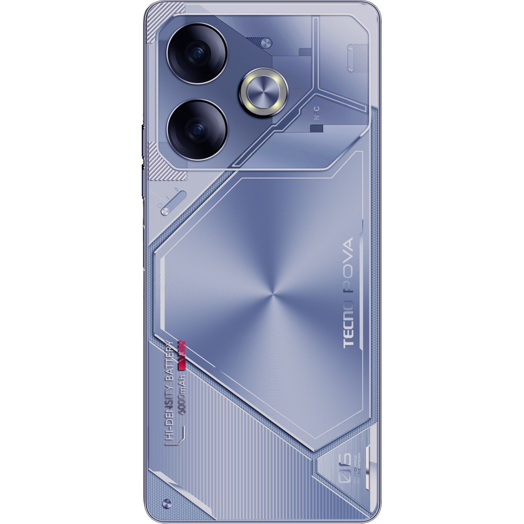 Мобільний телефон Tecno POVA 6 8/256GB Interstellar Blue (4894947019098) - зображення 3
