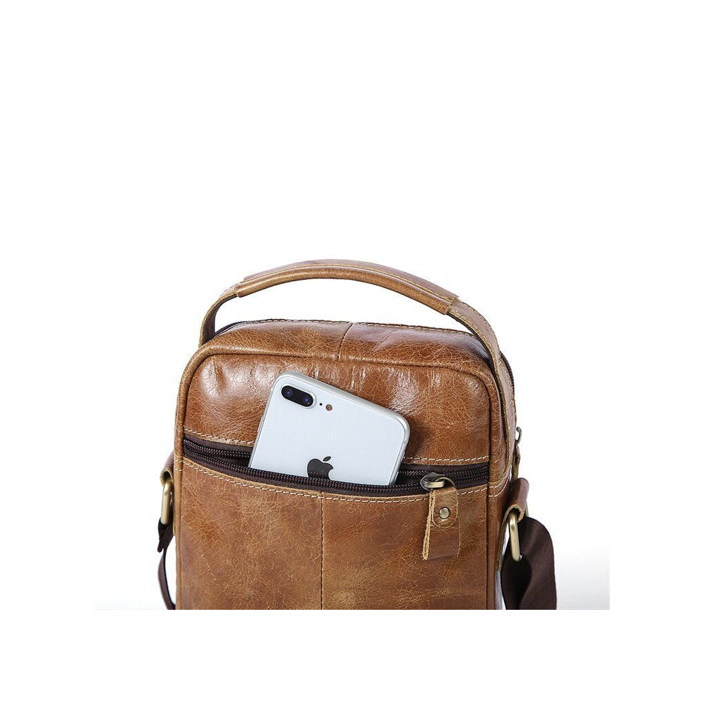 Сумка Vintage Світло-коричнева (14766) - зображення 7