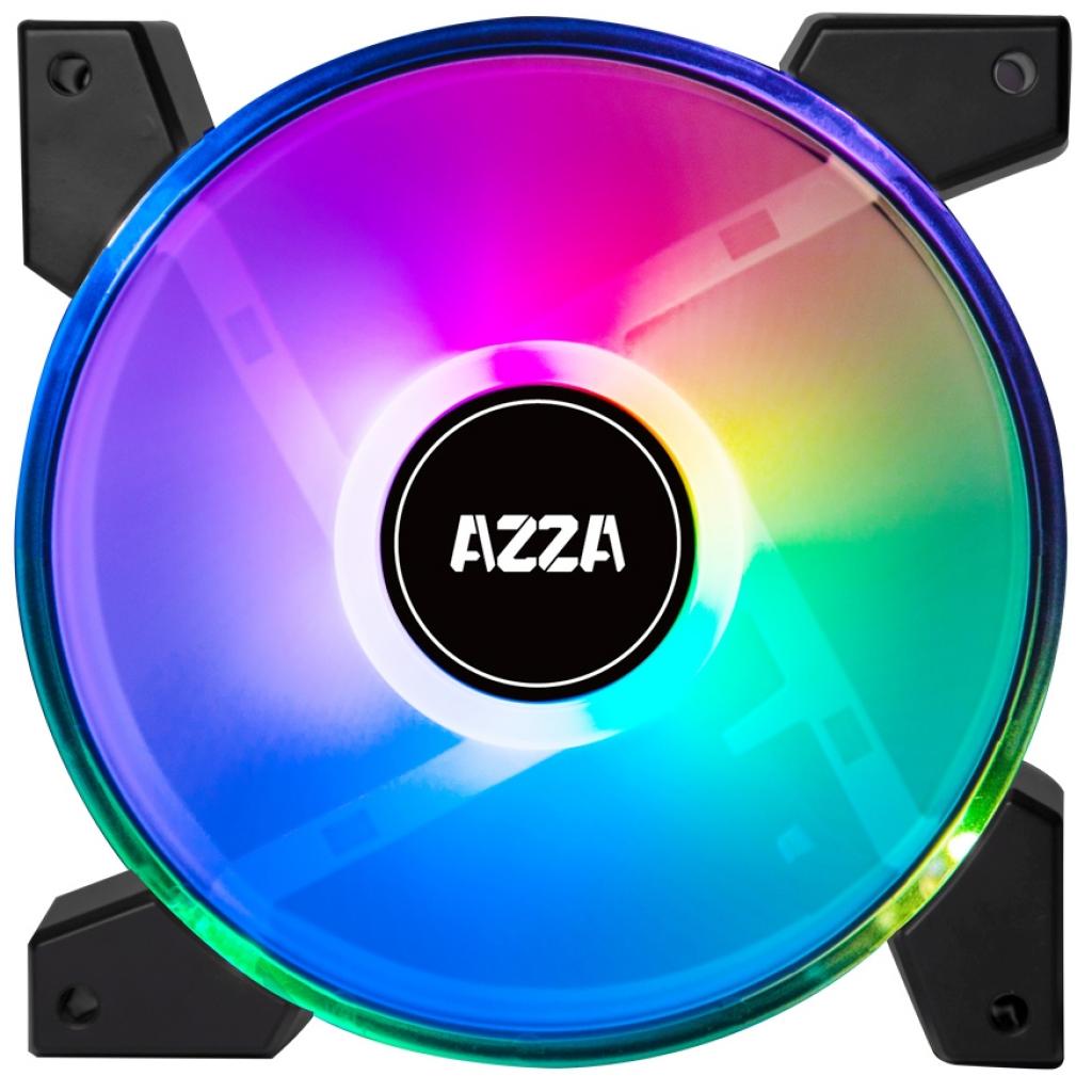 Кулер до корпусу Azza 4 X HURRICANE II (FAAZ-12DRGBB2-241/FNAZ-12DRGB2-241) - зображення 2