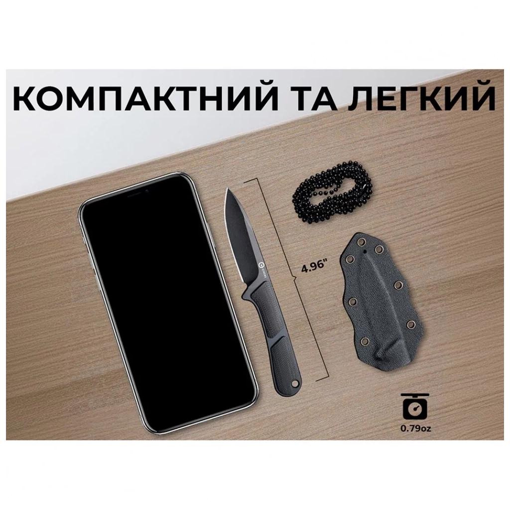 Ніж Civivi Mini Elementum Fixed Blade G10 (C23010-1) - зображення 10