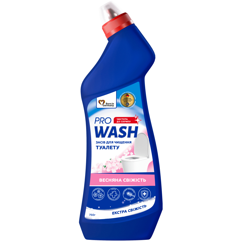Засіб для чищення унітазу Pro Wash Весняна свіжість 750 г (4262396145499) - зображення 1