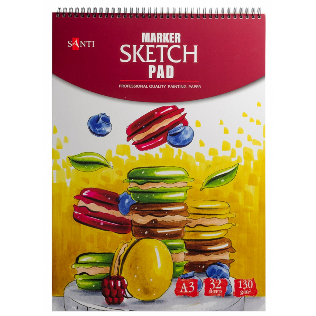 Альбом для малювання Santi для маркерів, А3, 32 аркуша (742751) - зображення 1