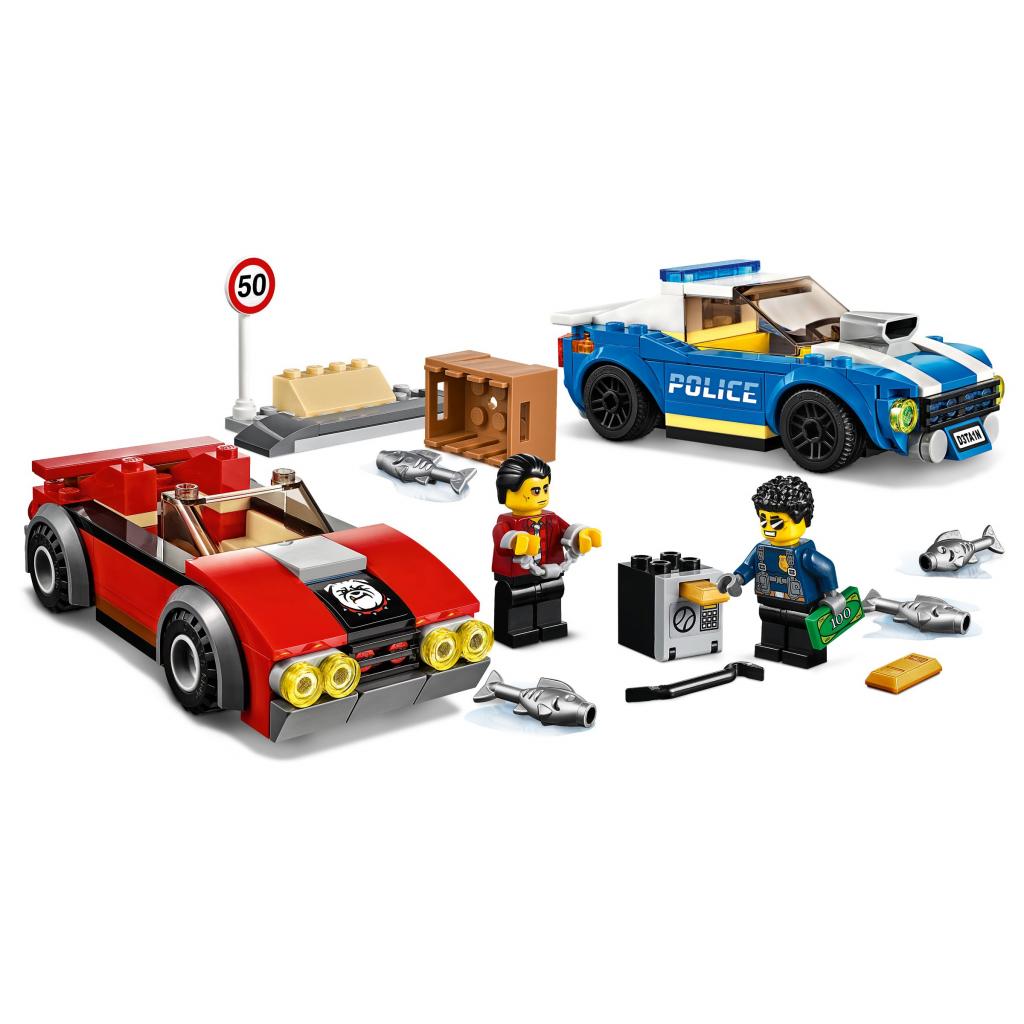 Конструктор LEGO City Police Поліцейський арешт на автостраді 185 деталей (60242) - зображення 4