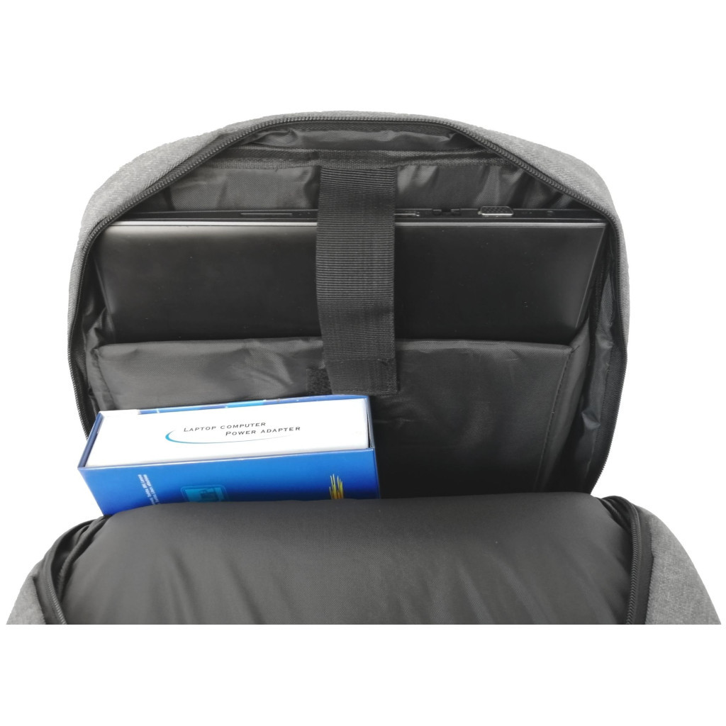 Рюкзак для ноутбука Porto 15.6" RNB-3014 GY (RNB-3014GY) - зображення 8