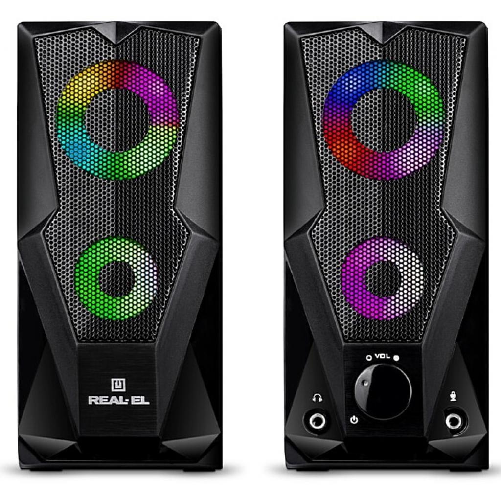 Акустична система REAL-EL S-111 USB Black - зображення 2