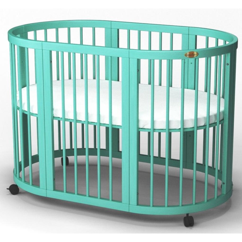 Ліжечко Ingvart SMART BED ROUND тіффані (1726027) - зображення 1