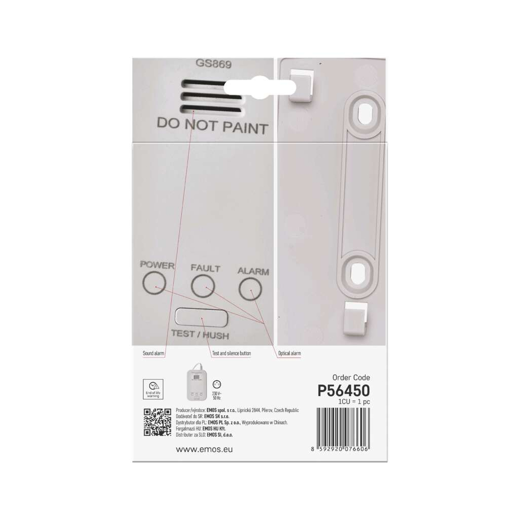 Датчик газу EMOS P56450 - изображение 8
