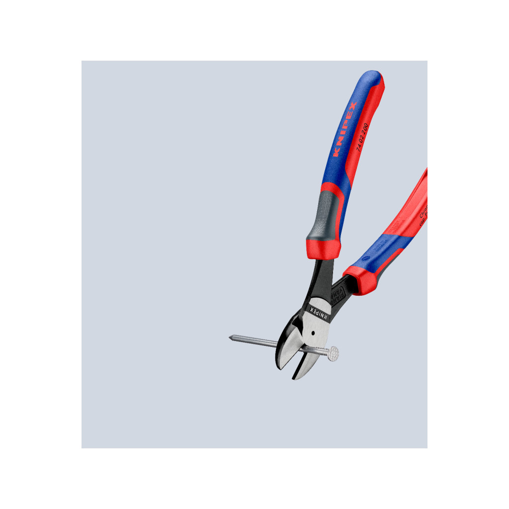 Кусачки KNIPEX бокові посилені 200мм (74 02 200) - изображение 5