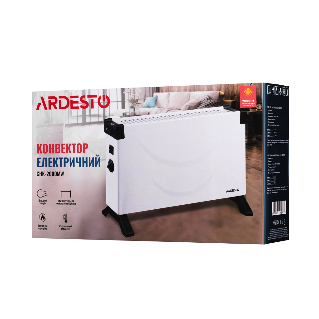 Обігрівач Ardesto CHK-2000MW - зображення 9