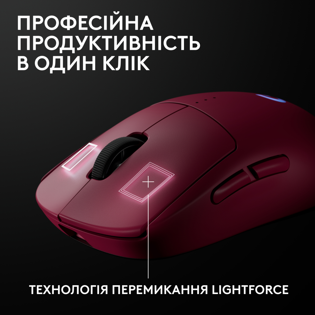 Мишка Logitech G Pro 2 Lightspeed Wireless Magenta (910-007309) - зображення 7