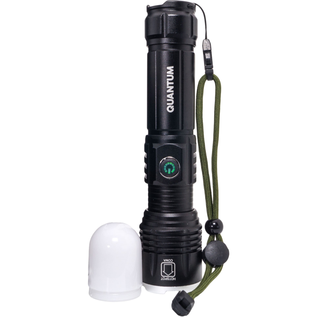 Ліхтар Quantum Solid Highlight 10W LED + дімер з функцією Power Bank (QM-FL1021-CB) - зображення 2