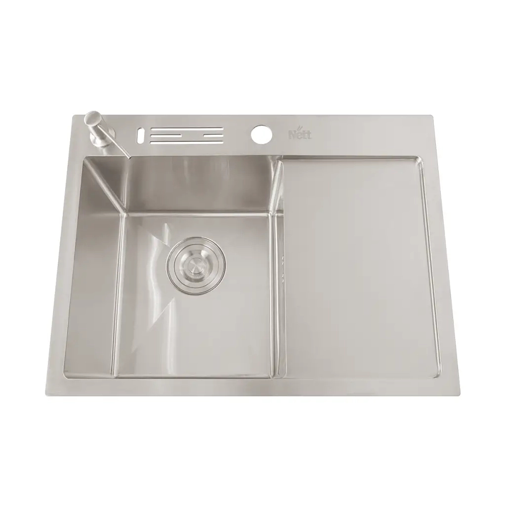 Мийка кухонна Nett NS-6045(R) (043020) - зображення 1