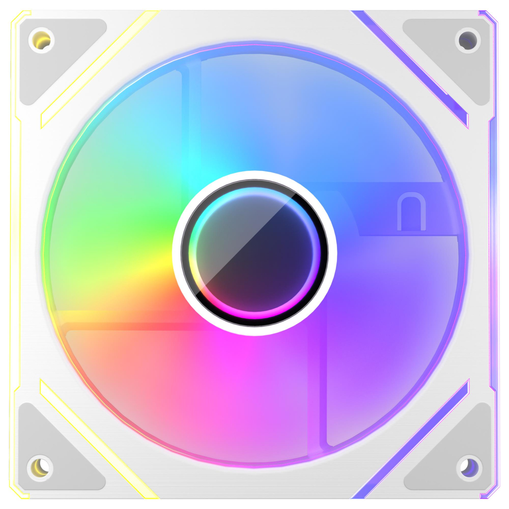 Кулер до корпусу 1stPlayer FC7 White (FC7-WH-1IN1) - зображення 1