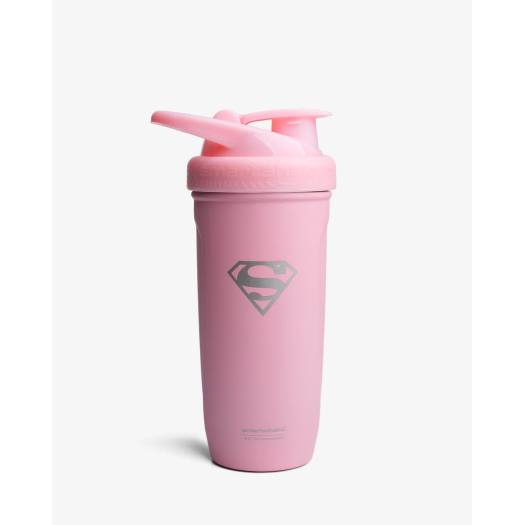 Шейкер спортивний SmartShake Reforce 900ml Supergirl Pink (11150801) - зображення 6