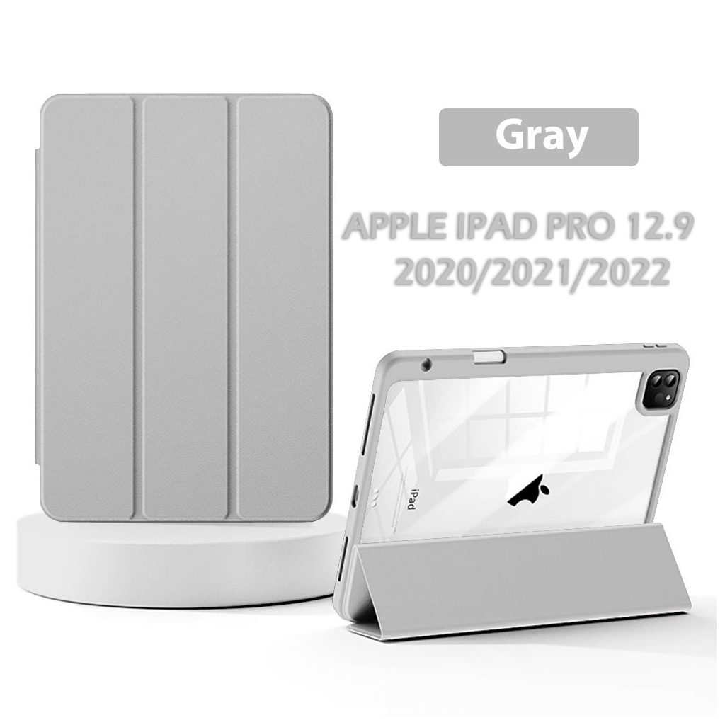 Чохол до планшета BeCover Soft Edge TPU Apple iPad Pro 12.9 2020/2021/2022 Gray (711709) - зображення 6
