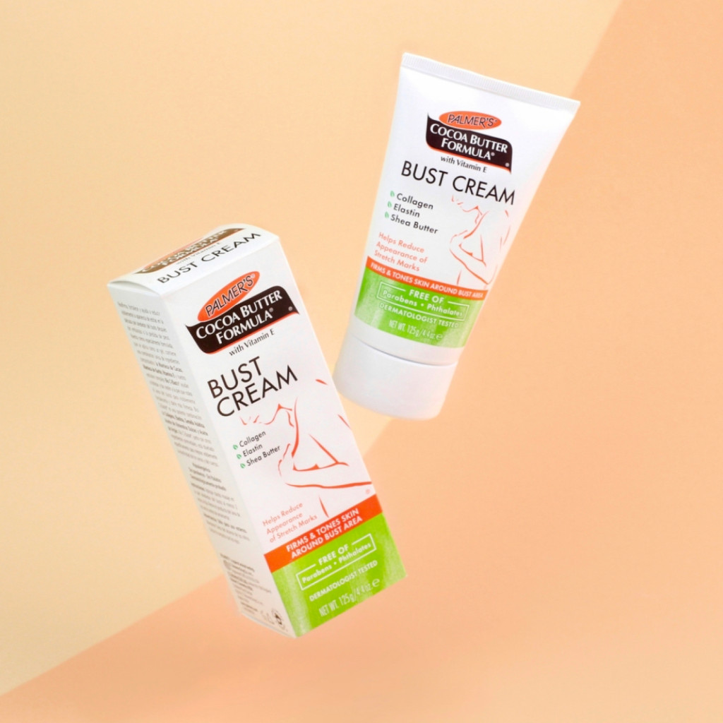 Косметика для мам Palmer's Зміцнюючий крем для грудей з олією какао і вітаміном Е, 125 г (4070-6.00) - изображение 6