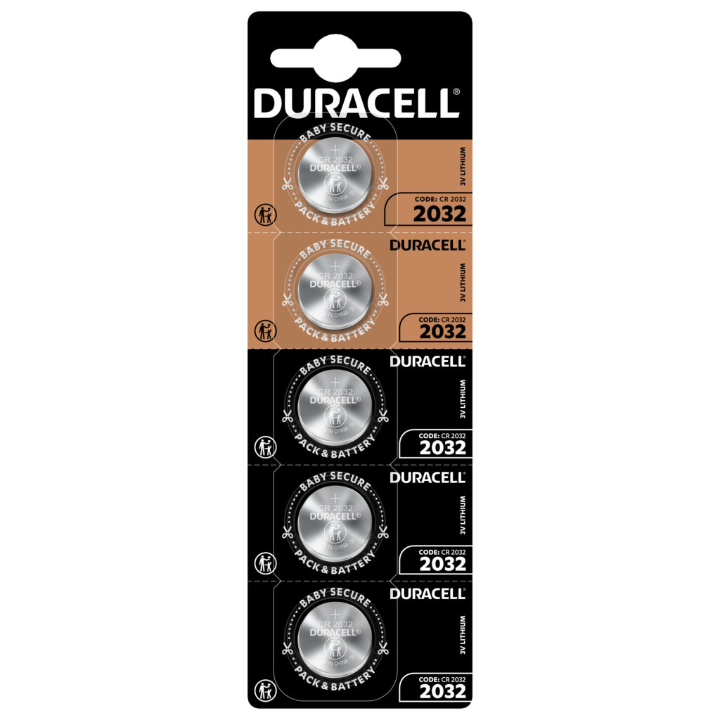 Батарейка Duracell CR 2032 / DL 2032 * 5 (5007682) - зображення 1