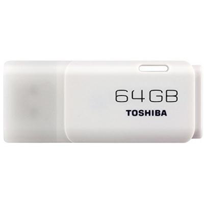 USB флеш накопичувач Toshiba 64GB Hayabusa White USB 3.0 (THN-U202W0640E4) - зображення 1
