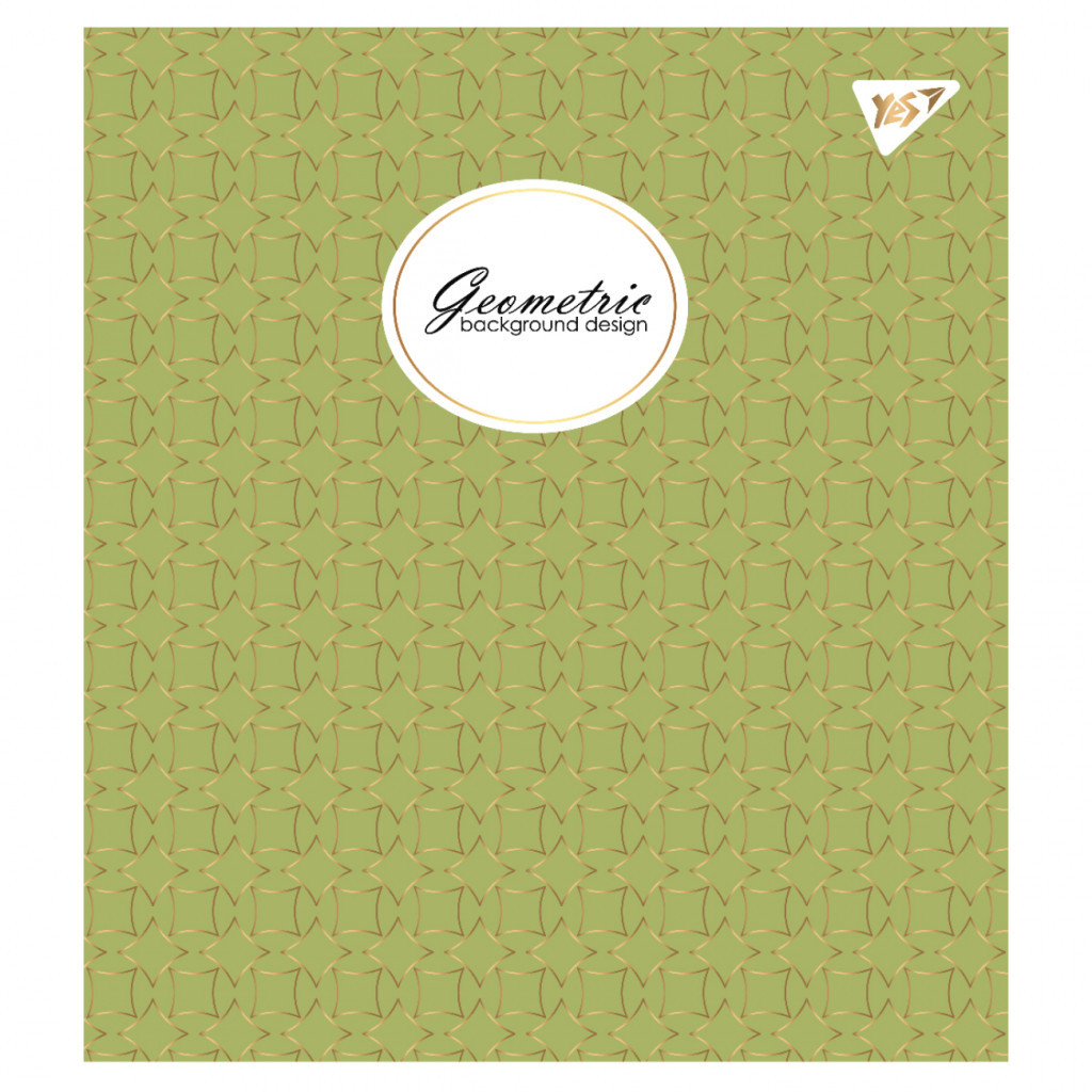 Зошит Yes А5 Geometric 18 аркушів клітинка (766819) - зображення 1