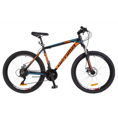 Велосипед Optimabikes 26" MOTION 2018 AM 14G DD рама-19" Al чорно-помаранчевий (OPS-OP-26-119) - зображення 1