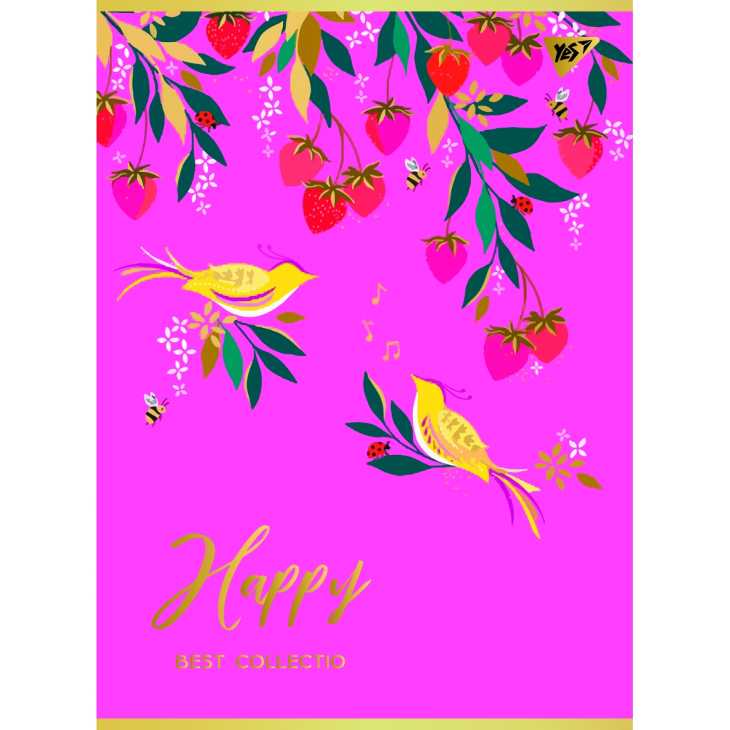 Зошит Yes А4 Happy 96 аркушів, клітинка (681939) - зображення 3