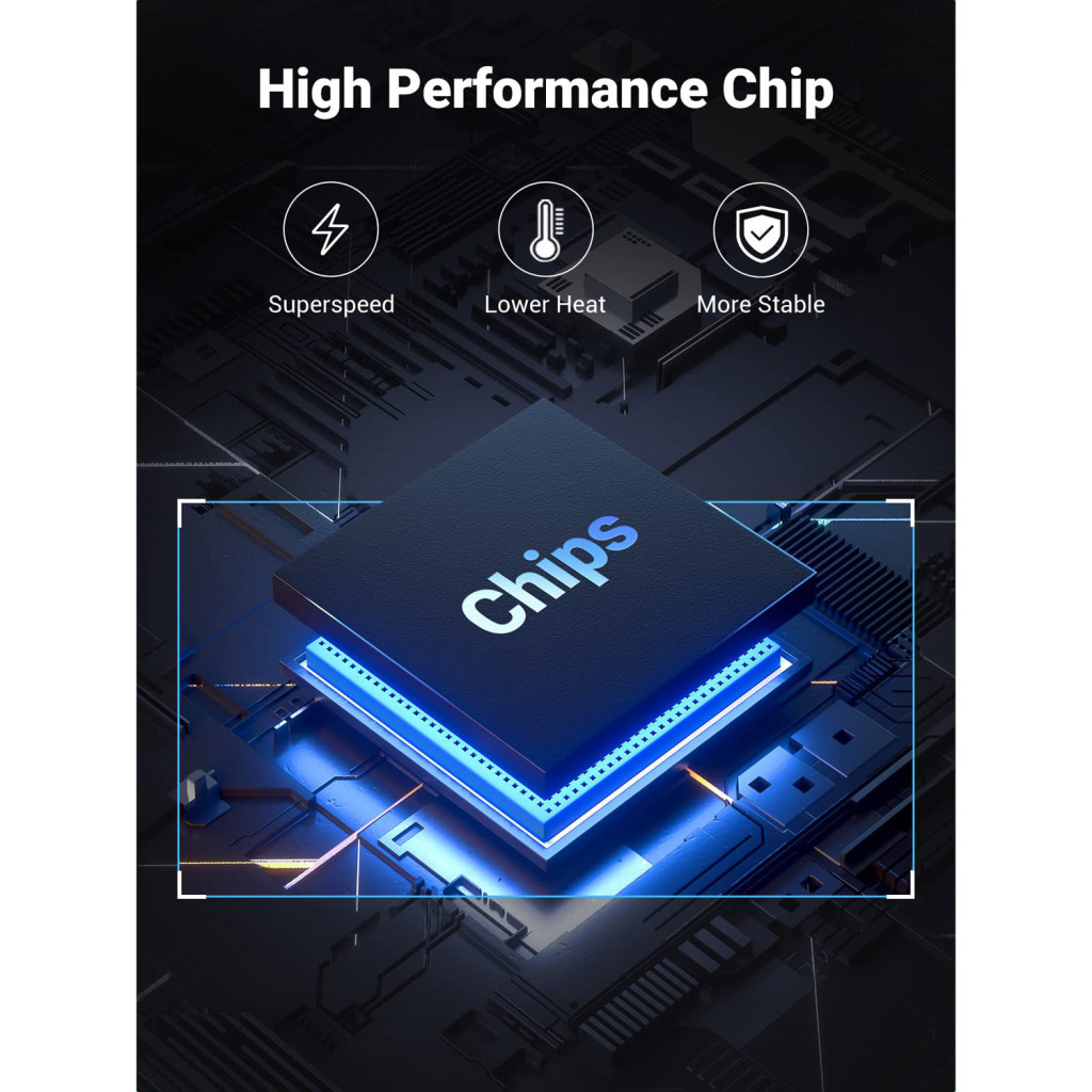 Перехідник USB 3.0 Type-А to SATA III (F) CR108 Ugreen (20611) - зображення 2