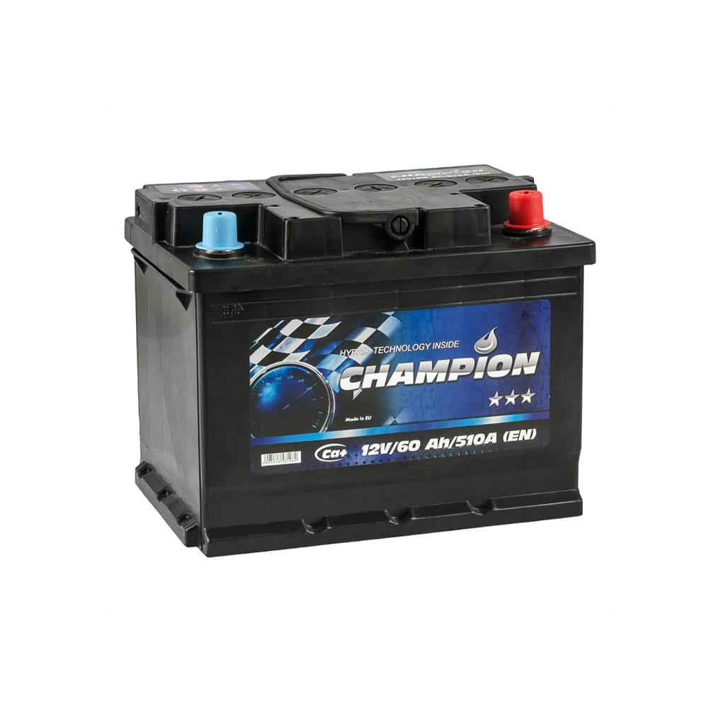 Акумулятор автомобільний Champion Black 60 Ah/12V Euro (CHB60-0) - зображення 2