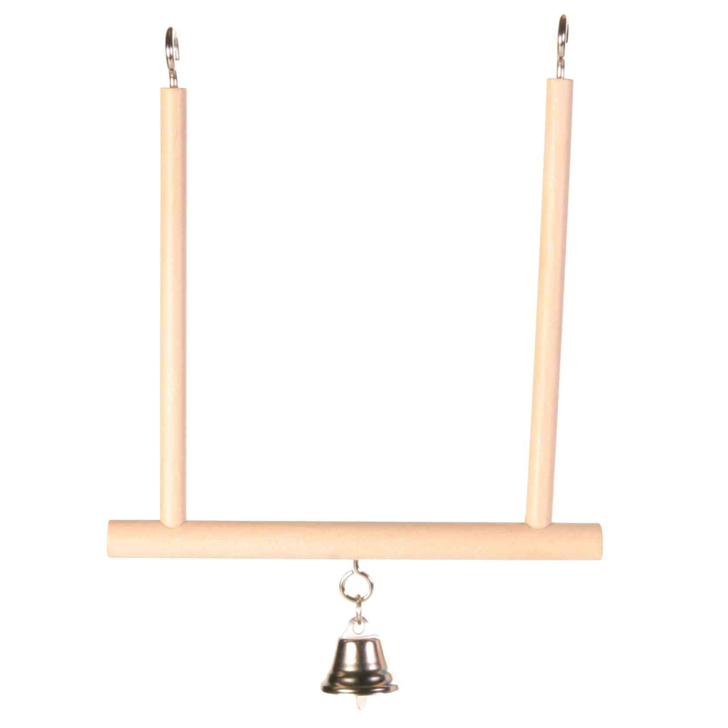 Іграшка для птахів Trixie Гойдалка з дзвіночком 12x13 см (4011905058306) - зображення 1