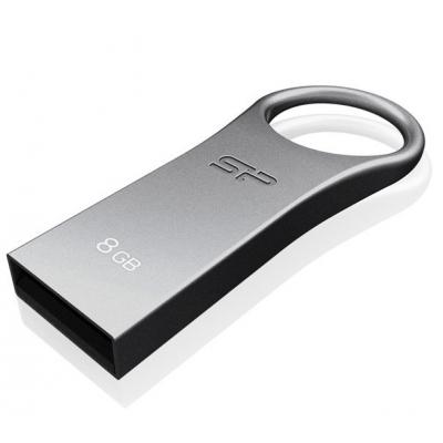 USB флеш накопичувач Silicon Power 8GB Jewel J80 USB 3.0 Titanium (SP008GBUF3J80V1T) - зображення 3