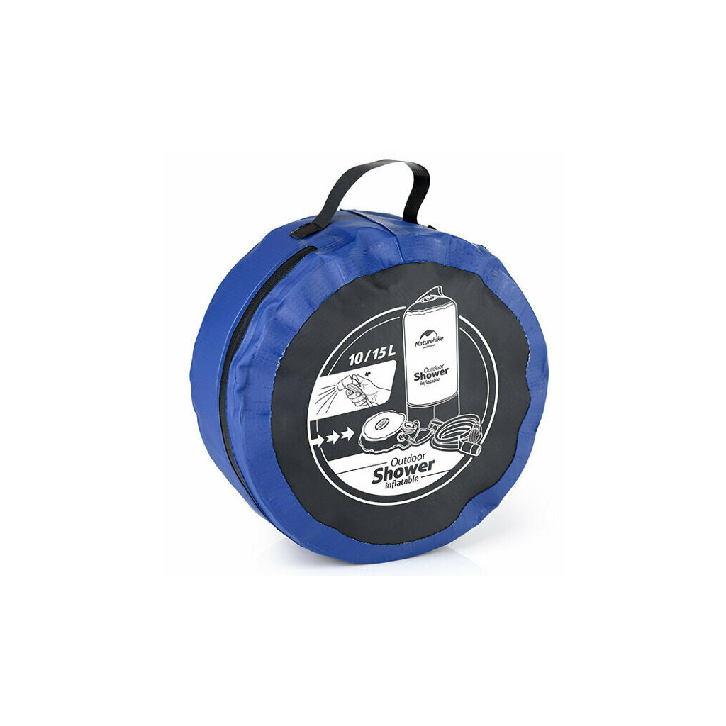 Душ портативний Naturehike NH17L101-D Blue (6927595721872) - зображення 2