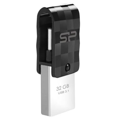 USB флеш накопичувач Silicon Power 32GB Mobile C31 USB 3.1 / USB Type-C (SP032GBUC3C31V1K) - зображення 1