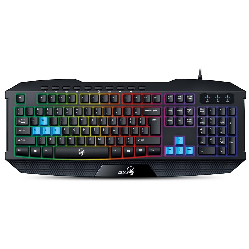 Клавіатура Genius Scorpion K215 Black UKR USB (31310474105) - зображення 1