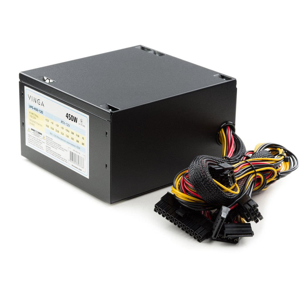 Блок живлення Vinga 450W ОЕМ (VPS-450-120) - зображення 2