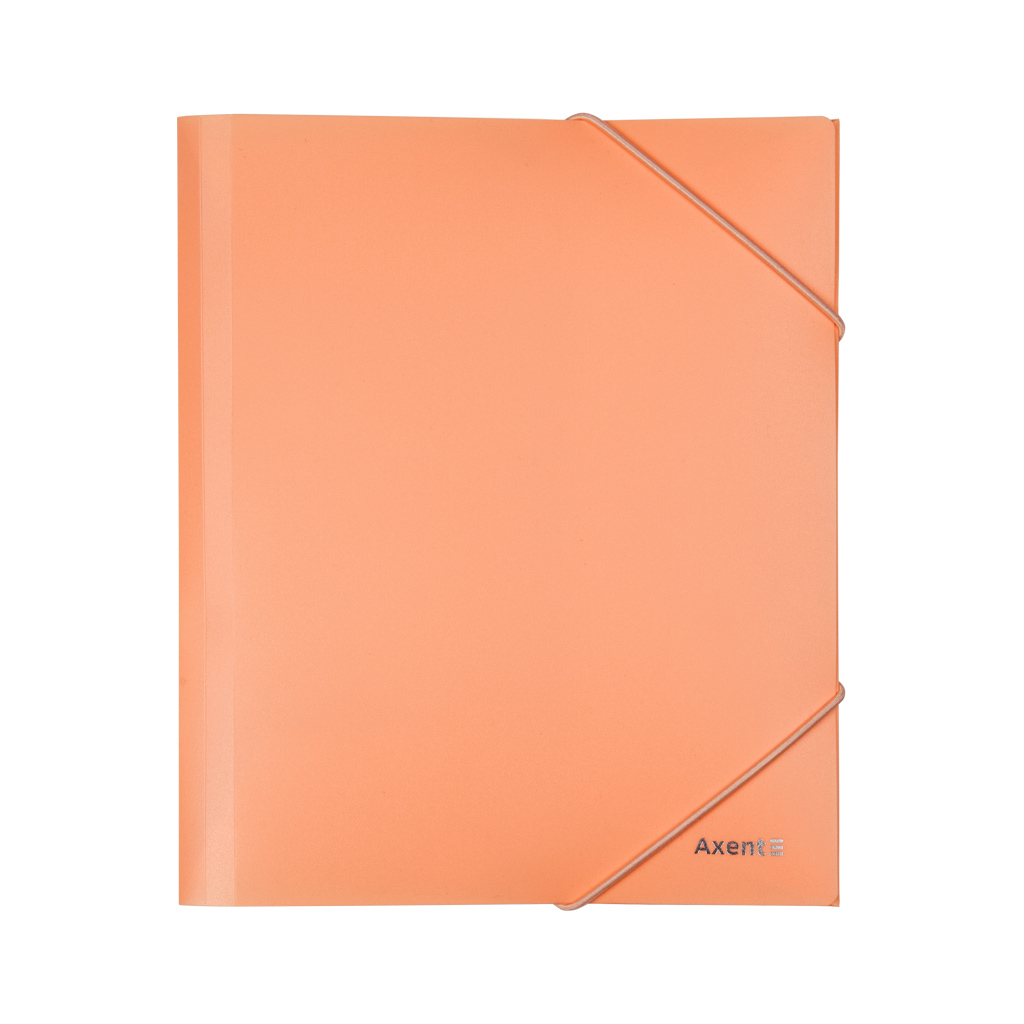 Папка на резинках Axent A5 410 мкм Pastelini peach (1514-42-A) - зображення 1