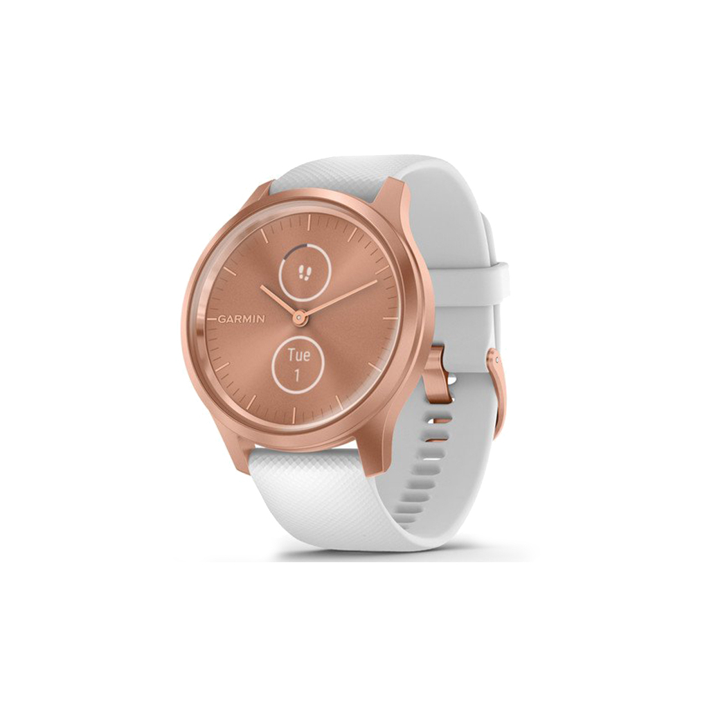Смарт-годинник Garmin vivomove Style, S/E EU, Rose Gold, White, Silicone (010-02240-20) - зображення 1